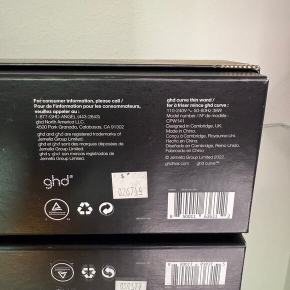 GHD Curve Thin Wand tight Curls 0.55" Styling Tool New in Box - Picture 6 of 10